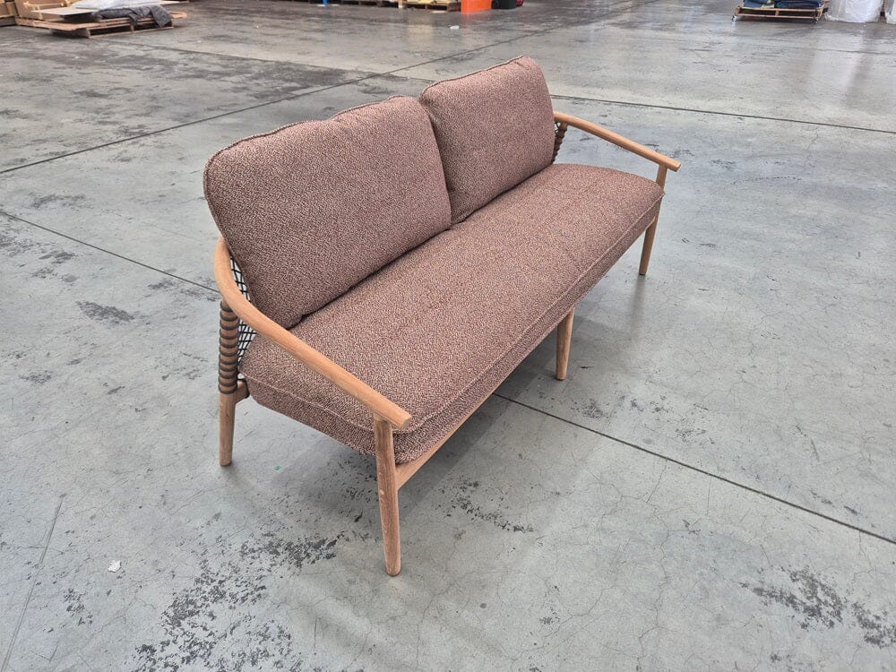 Forrest 3 Seater Sofa in Speckle Red (Alu Base) Outdoor Furniture Kett 