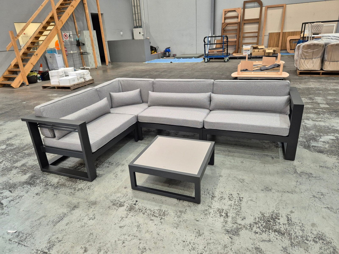 Fuse Modular Sofa in Lava Indoor Furniture Manutti 