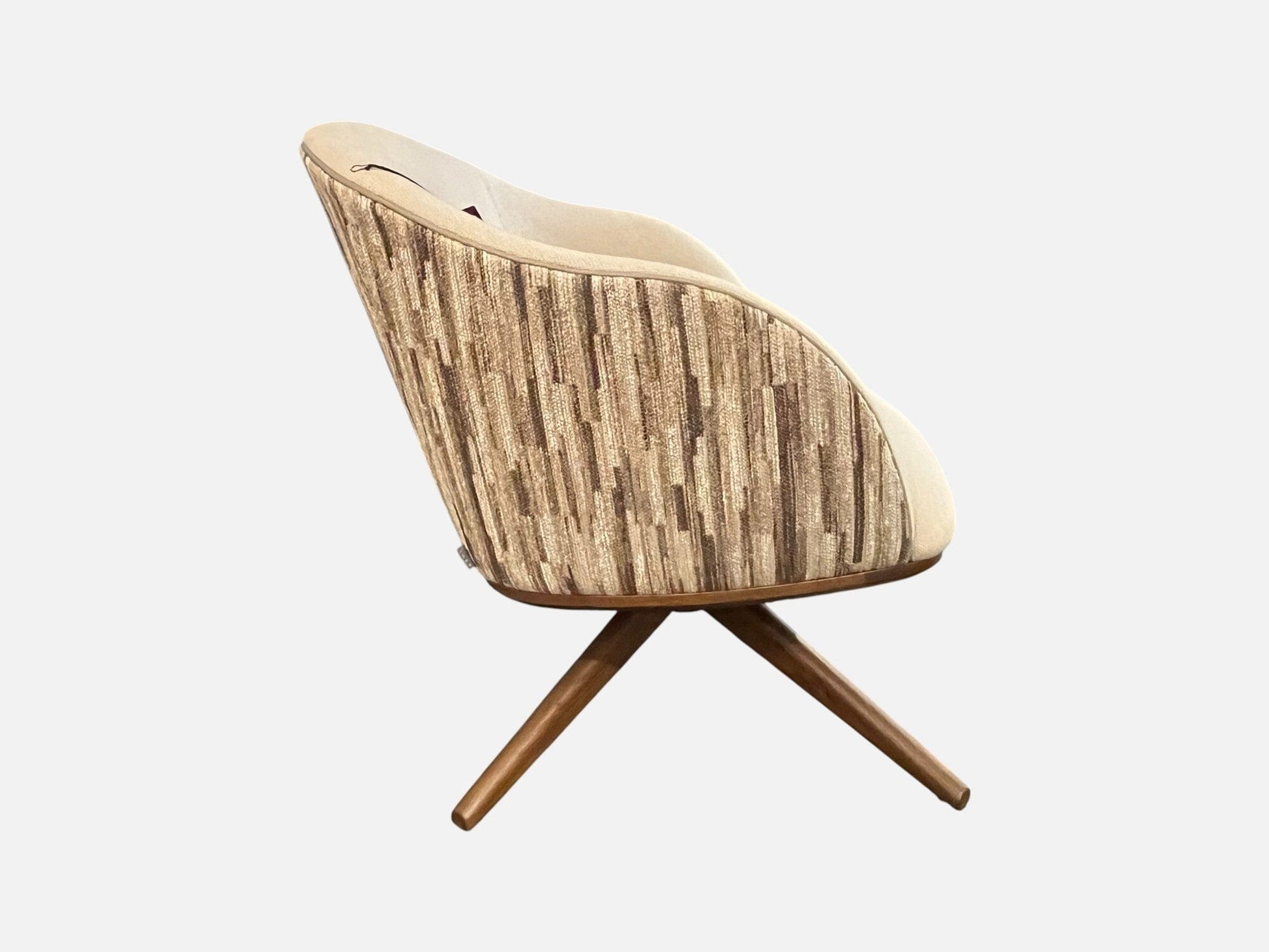 Glenaire Swivel Chair in Impaastare Bronze Indoor Furniture Kett 