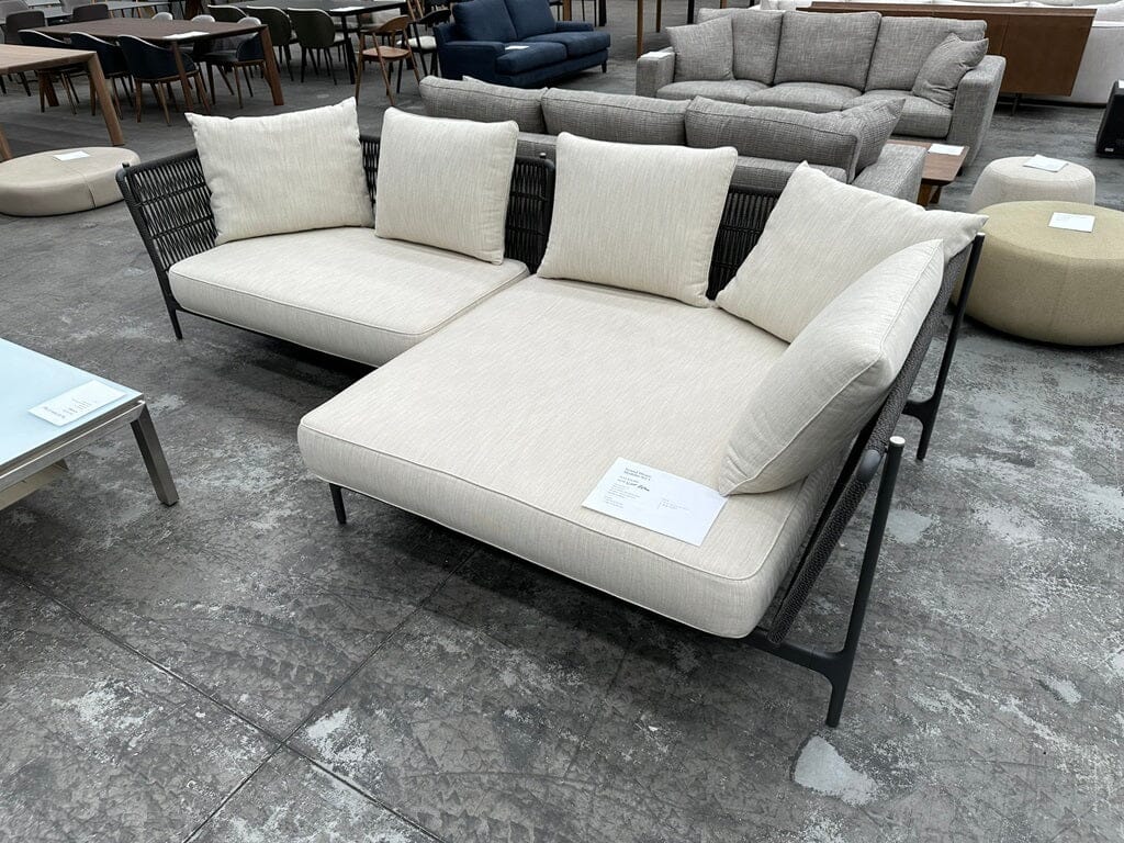 Grand Weave Modular Set 1 in Meteor Outdoor Furniture Gloster 