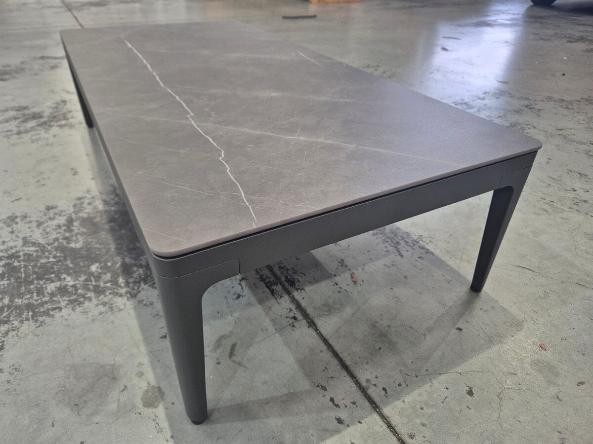 Grid Small Coffee Tables in Meteor (2) Outdoor Furniture Gloster 