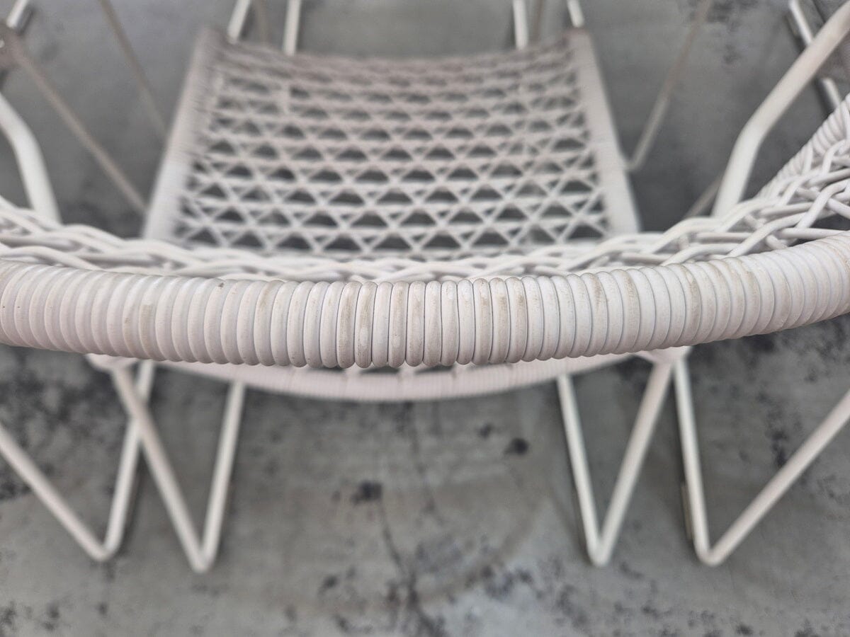Illum Slim Table with Vela Armchairs Outdoor Furniture Tribu 