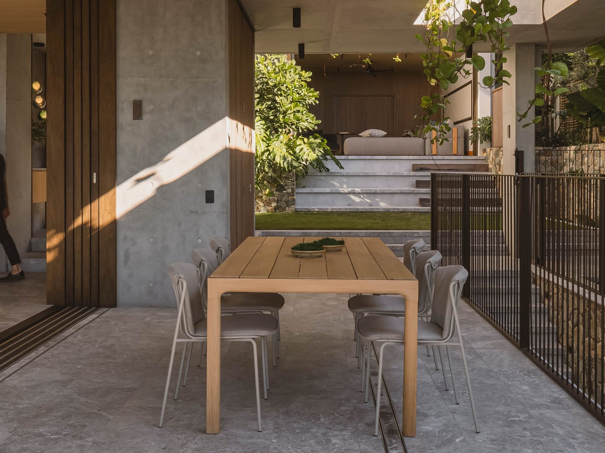 Illum Teak Table Outdoor Furniture Tribu 