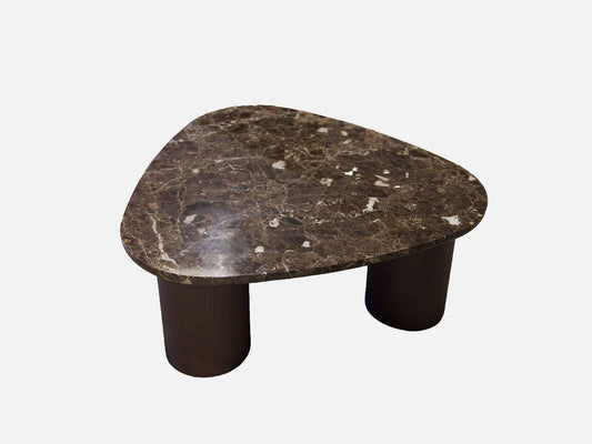 Jade Coffee Table in Emperador Marble Indoor Furniture Potocco 