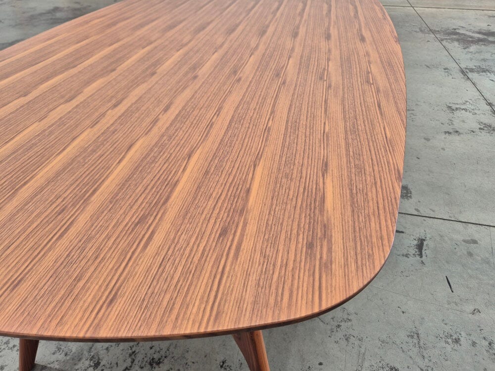 Johanna Elliptical Timber Table in Walnut Indoor Furniture Kett 