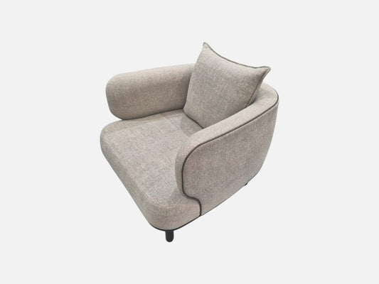 Johanna Occasional Chair in Belgian Linen Fern Indoor Furniture Kett 