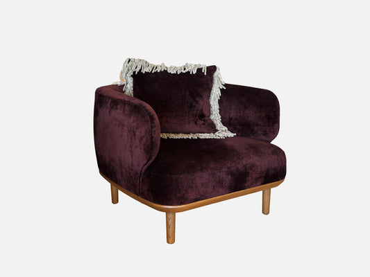 Johanna Occasional Chair in Bespoke Dahlia Indoor Furniture Kett 