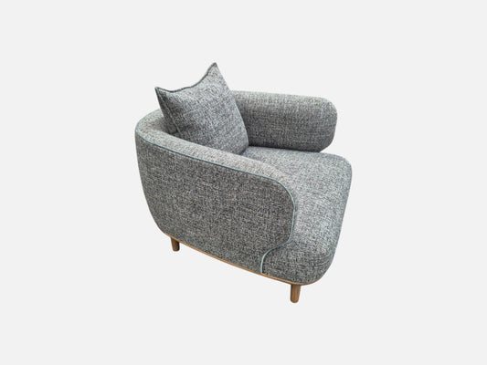 Johanna Occasional Chair in Couture Otter Indoor Furniture Kett 