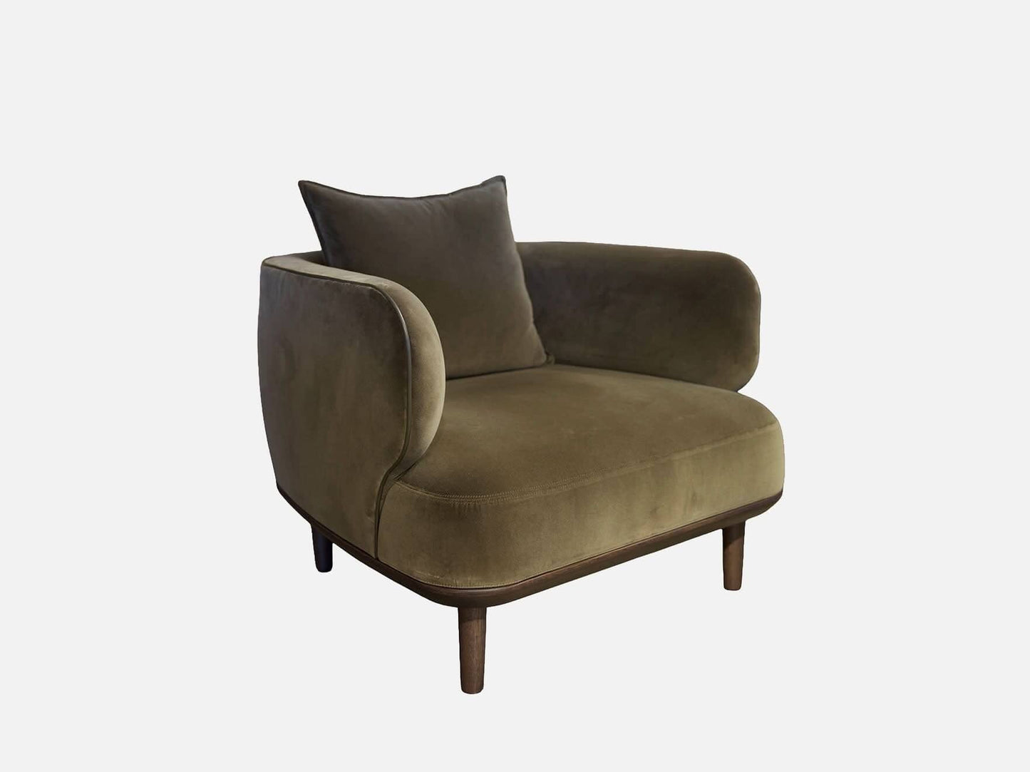 Johanna Occasional Chair in Oxford Velvet Indoor Furniture Kett 