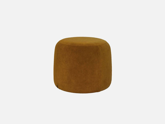 Johanna Ottoman in Alpaca Velvet Ochre Indoor Furniture Kett 