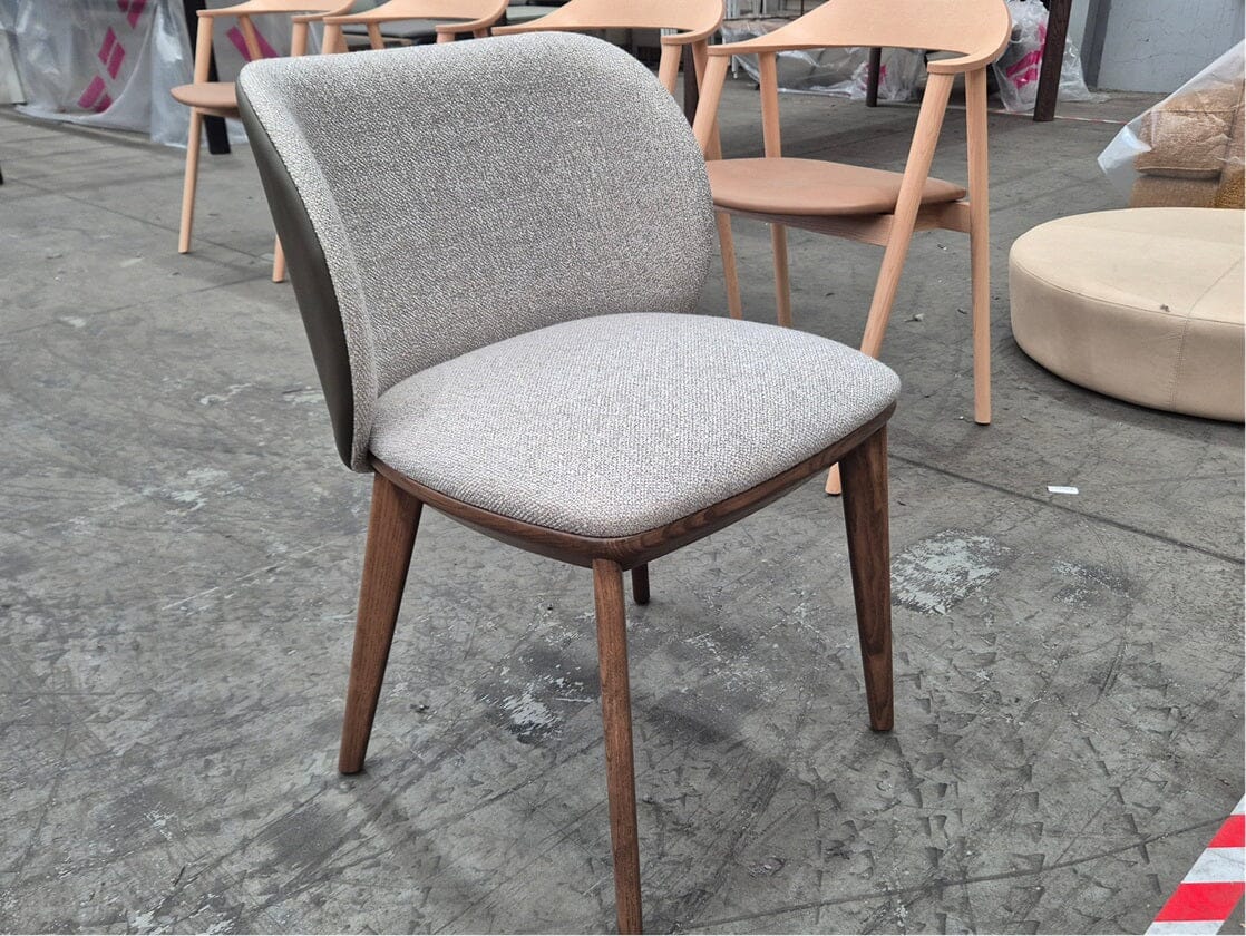 Johanna Sidechairs Light Walnut/Olive (2) Indoor Furniture Kett 
