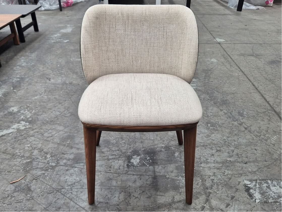 Johanna Sidechairs Light Walnut/Olive (4) Indoor Furniture Kett 