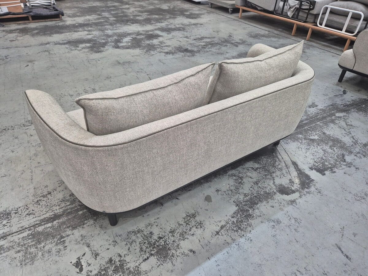 Johanna Sofa in Belgian Linen Fern Indoor Furniture Kett 