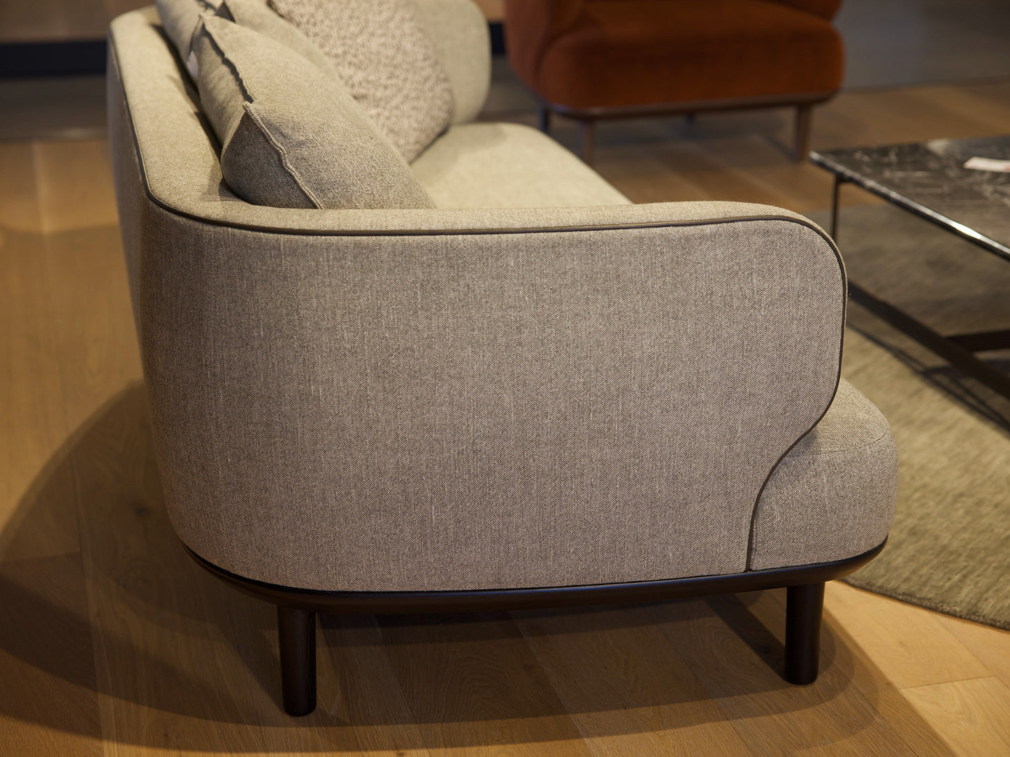 Johanna Sofa in Belgian Linen Fern