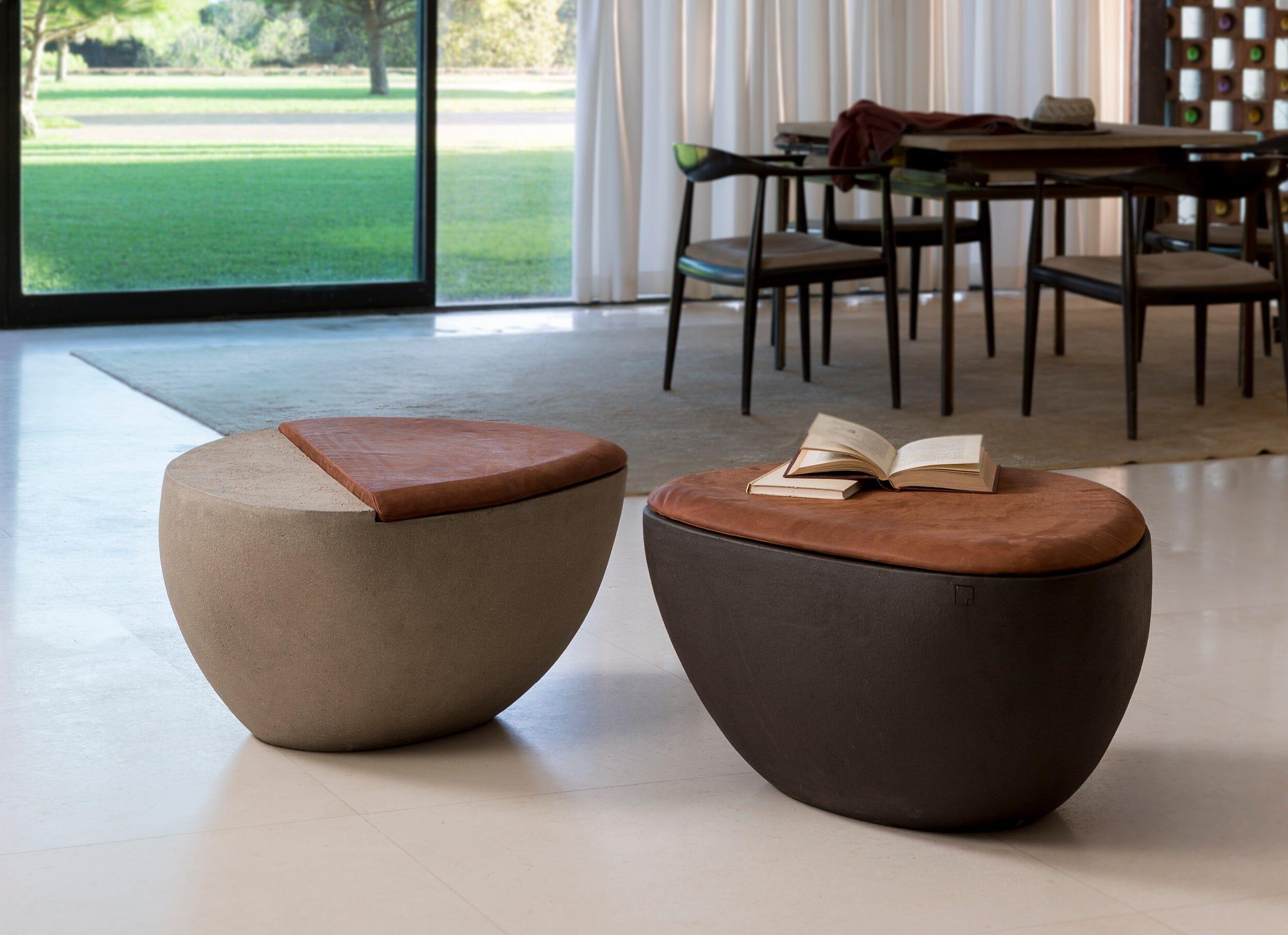 KHL Leather Seats | Sculpture & Seating | Cosh Living