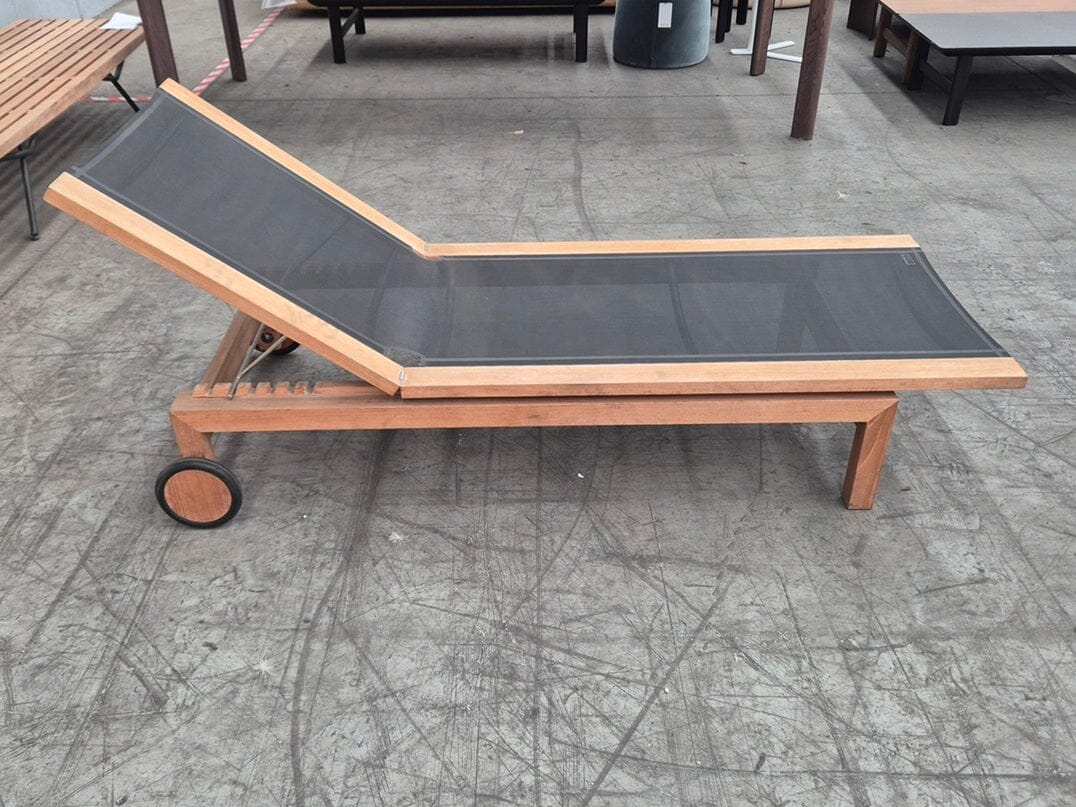 Kos Lounger in Black Outdoor Furniture Tribu 