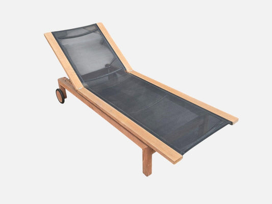 Kos Lounger in Black Outdoor Furniture Tribu 