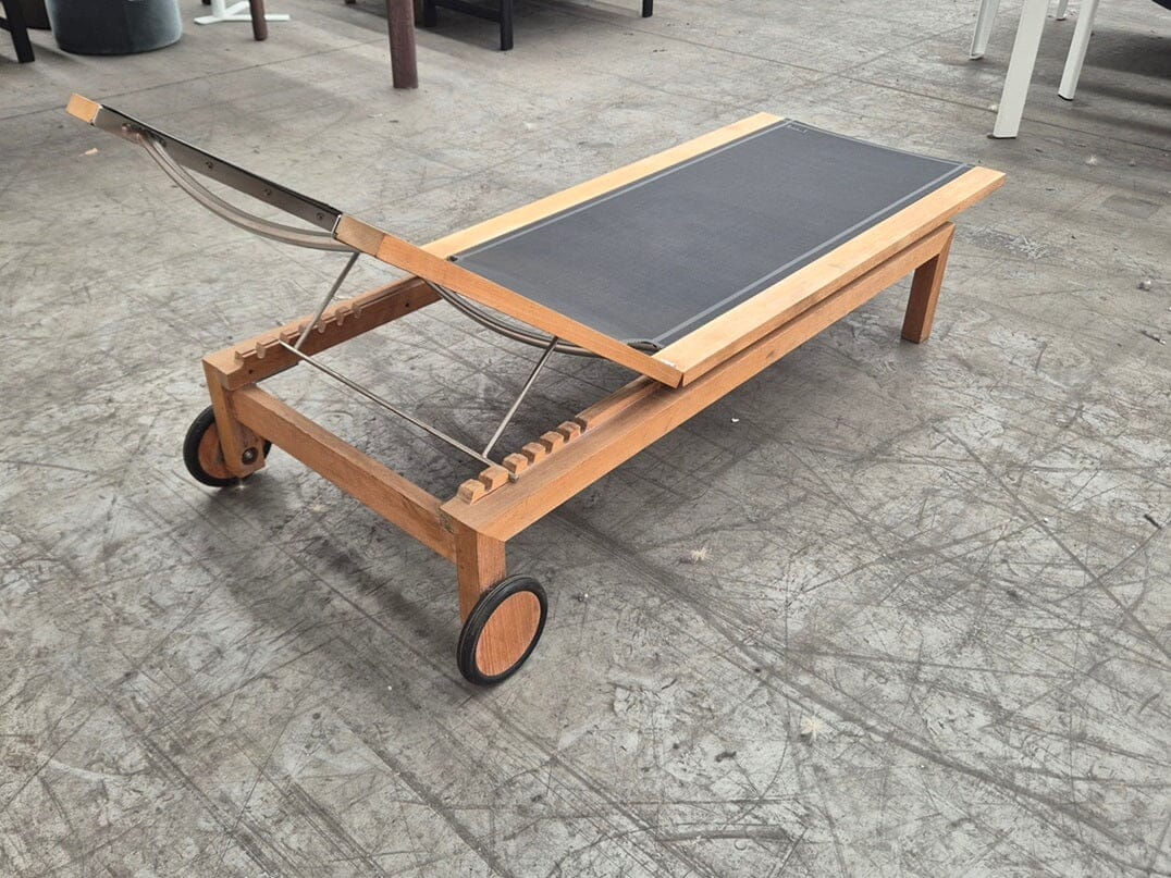Kos Lounger in Black Outdoor Furniture Tribu 