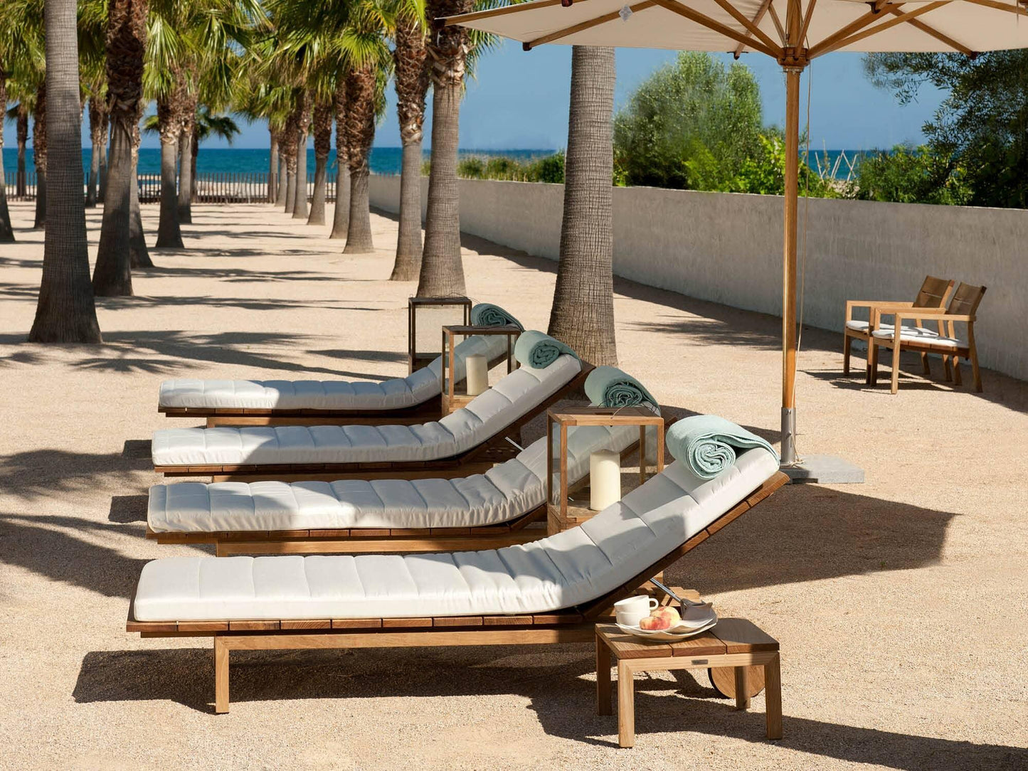 Kos Teak Lounger - 