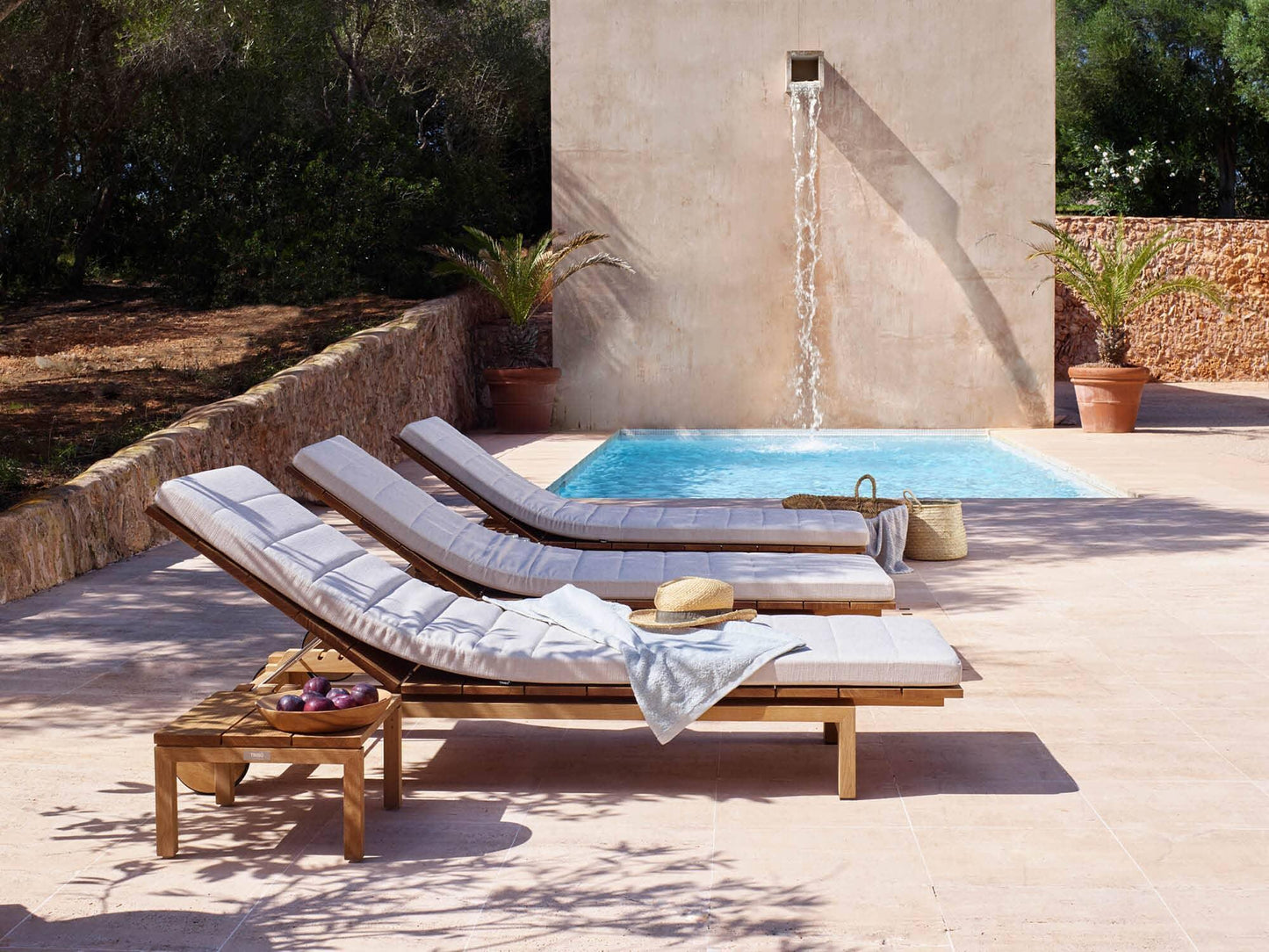 Kos Teak Lounger - 