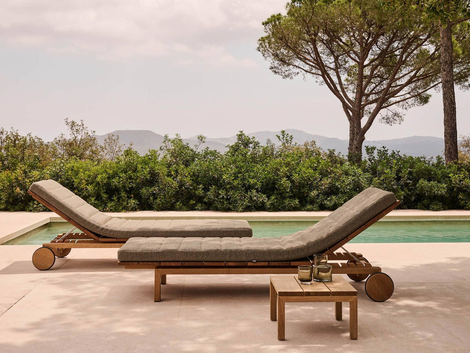 Kos Teak Lounger - 