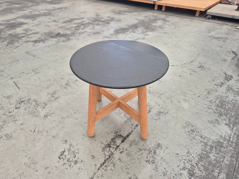 MBRACE Side Table 50cm in Black Outdoor Furniture DEDON 