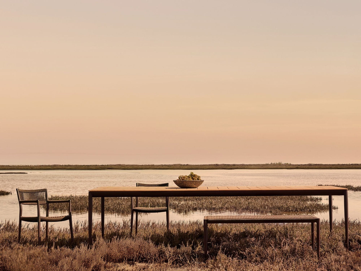 Nagomi Ceramic Dining Table Outdoor Furniture Tribu 