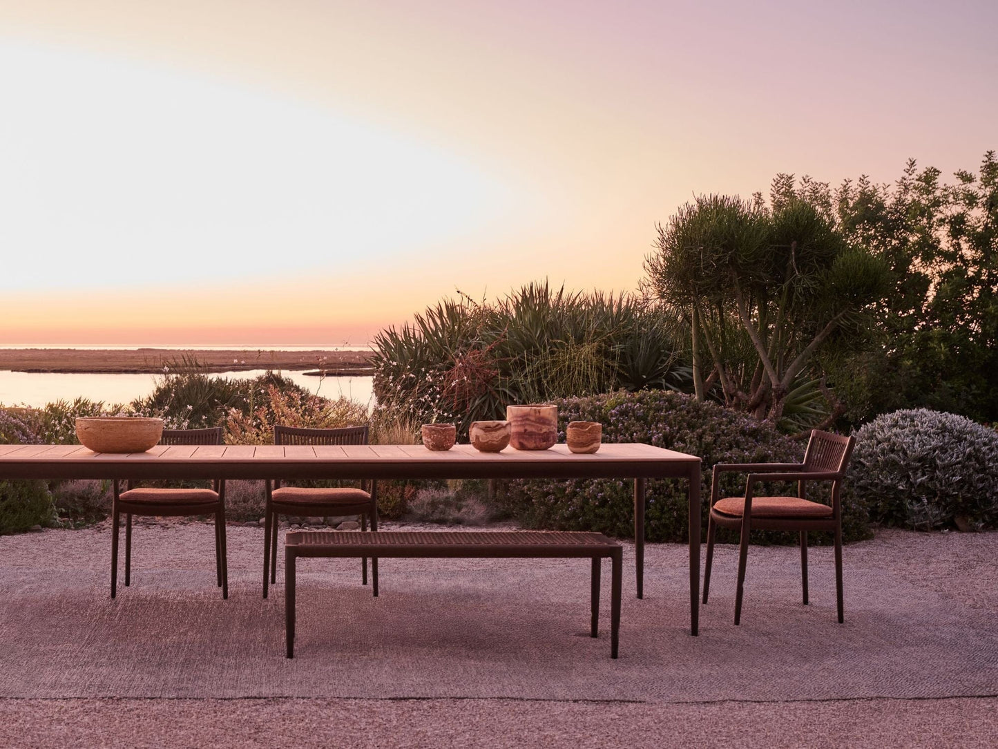 Nagomi Teak Dining Table Outdoor Furniture Tribu 