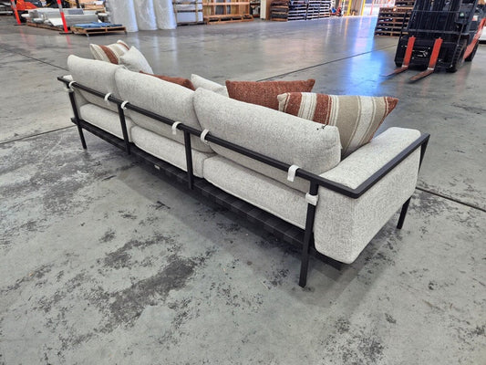 Natal Alu 3-Seater Sofa in Wenge