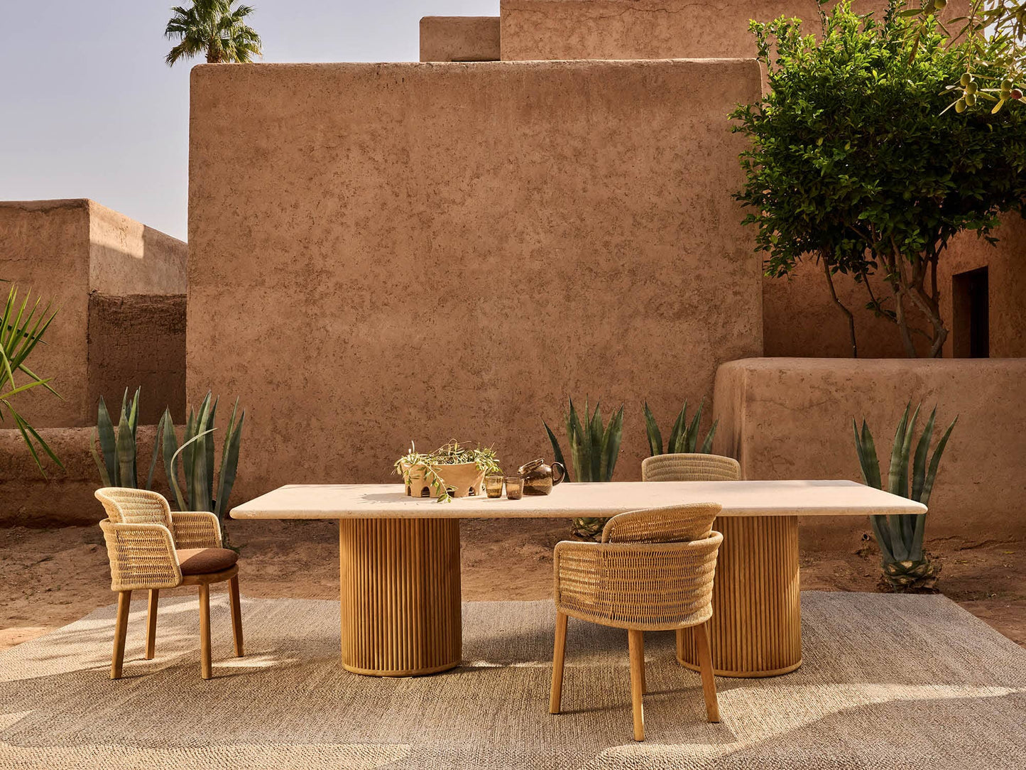 Otto Rectangle Dining Table Outdoor Furniture Tribu 