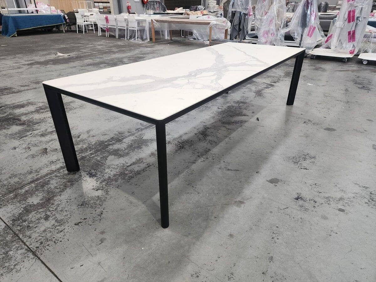 Otway Ceramic Dining Table 280cm Exhibition Indoor Furniture Kett 
