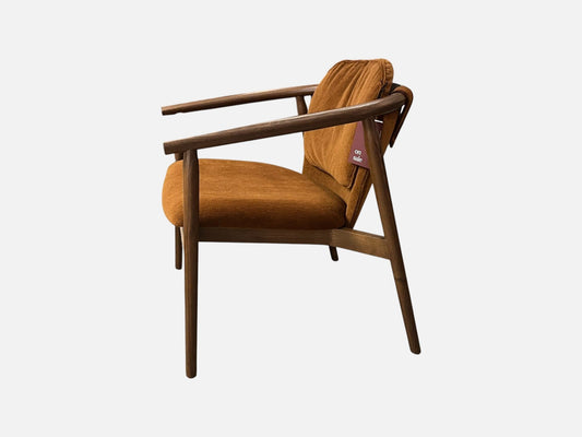 Otway Lounge Chair in Alpaca Velvet Indoor Furniture Kett 