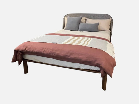 Otway Queen Bed in Epernay Gravel Indoor Furniture Kett 