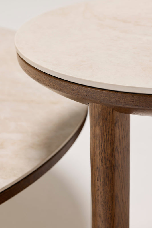 Otway Round Coffee Tables Porcelain
