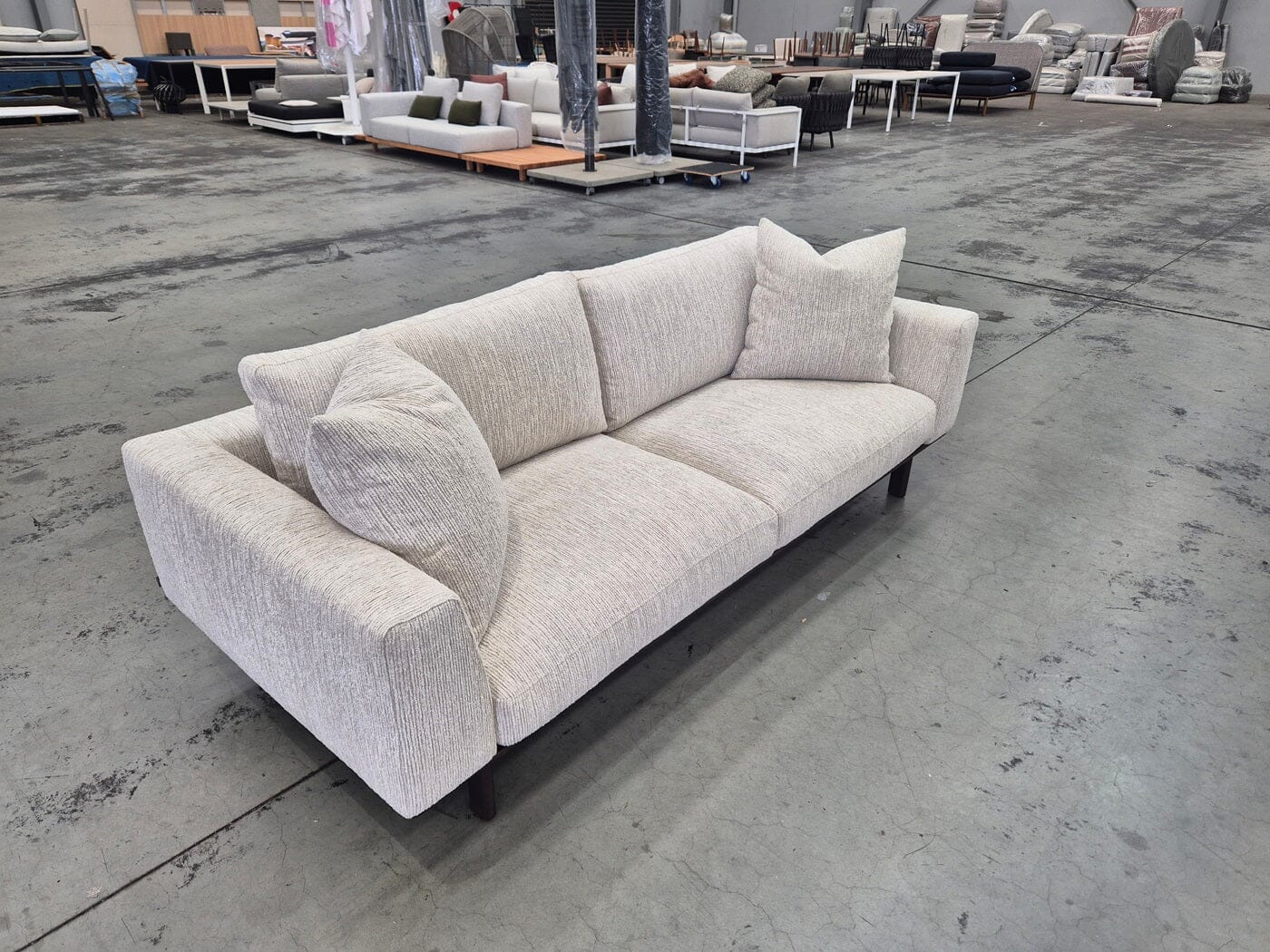 Otway Sofa 228cm in Mokum Intaglio Chalk Indoor Furniture Kett 