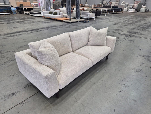 Otway Sofa 228cm in Mokum Intaglio Chalk