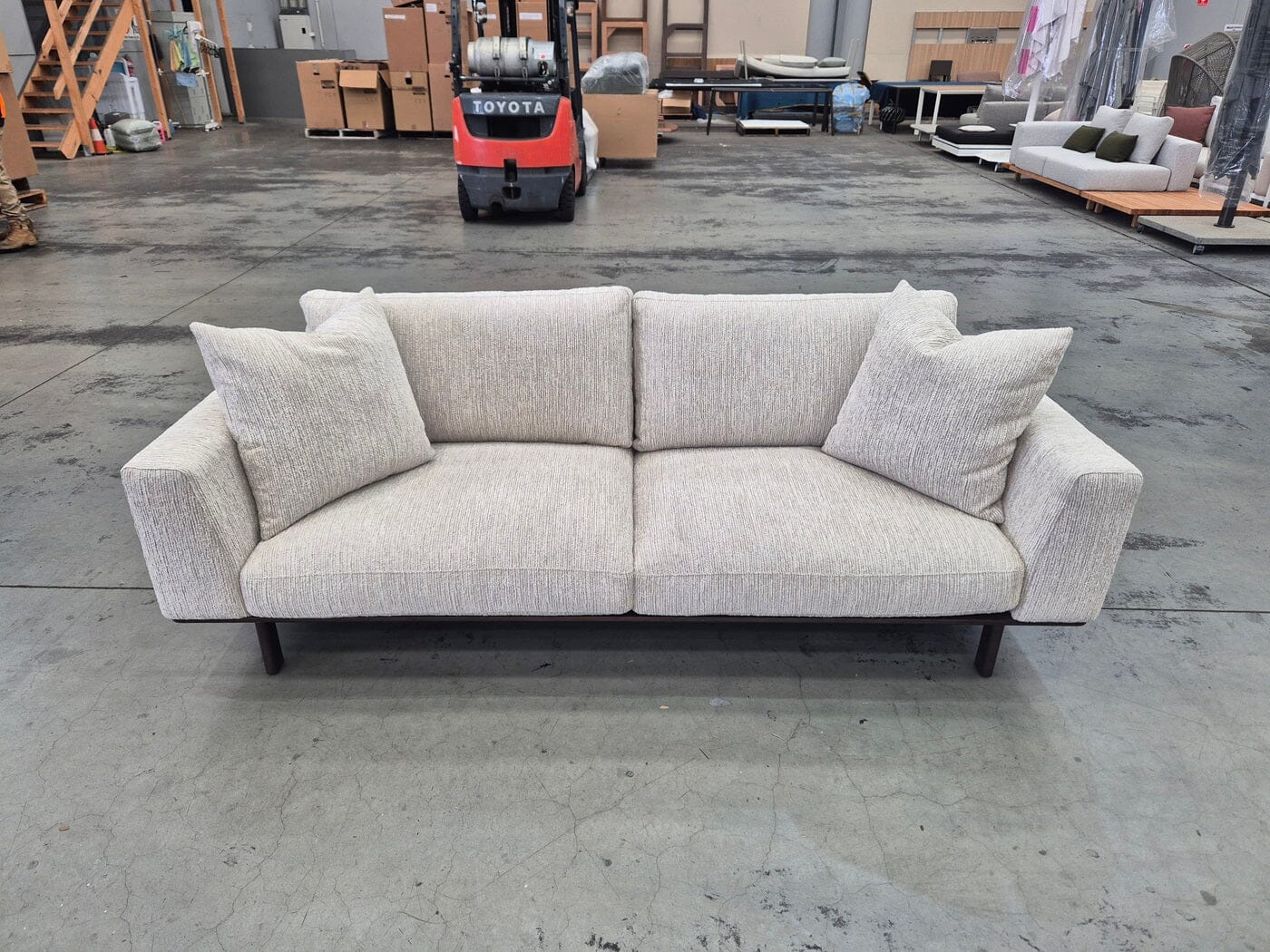 Otway Sofa 228cm in Mokum Intaglio Chalk Indoor Furniture Kett 