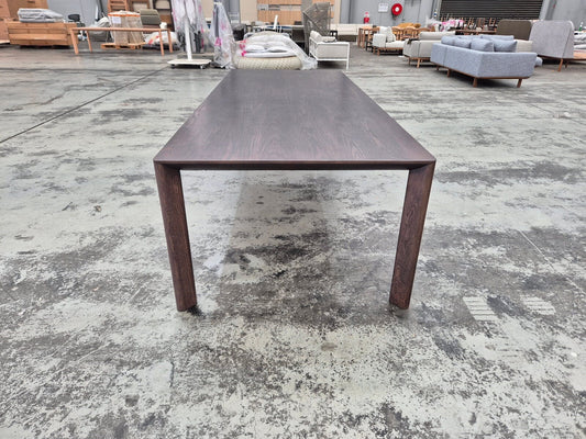 Otway Timber Dining Table 280cm Smoked Oak