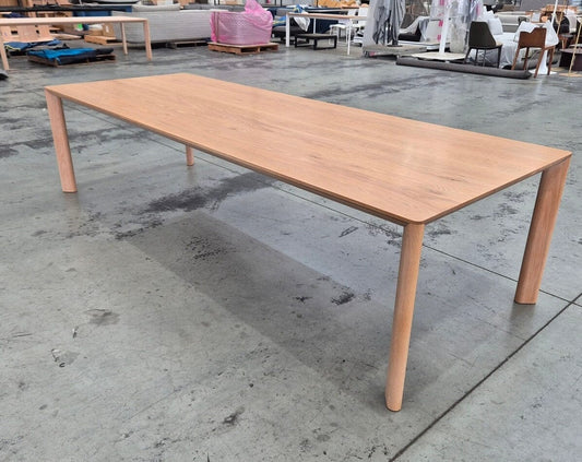 Otway Timber Dining Table 300cm in Natural Oak