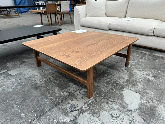 Otway Trestle Coffee Table 100cm Square Indoor Furniture Kett 
