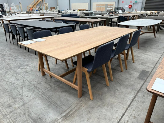 Otway Trestle Dining Table 255cm Indoor Furniture Kett 
