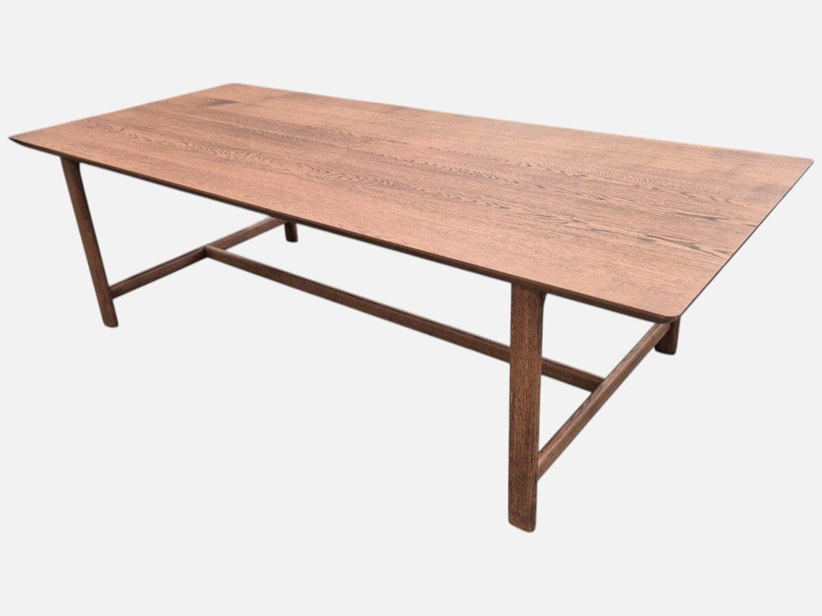 Otway Trestle Table 255cm in Light Walnut Indoor Furniture Kett 