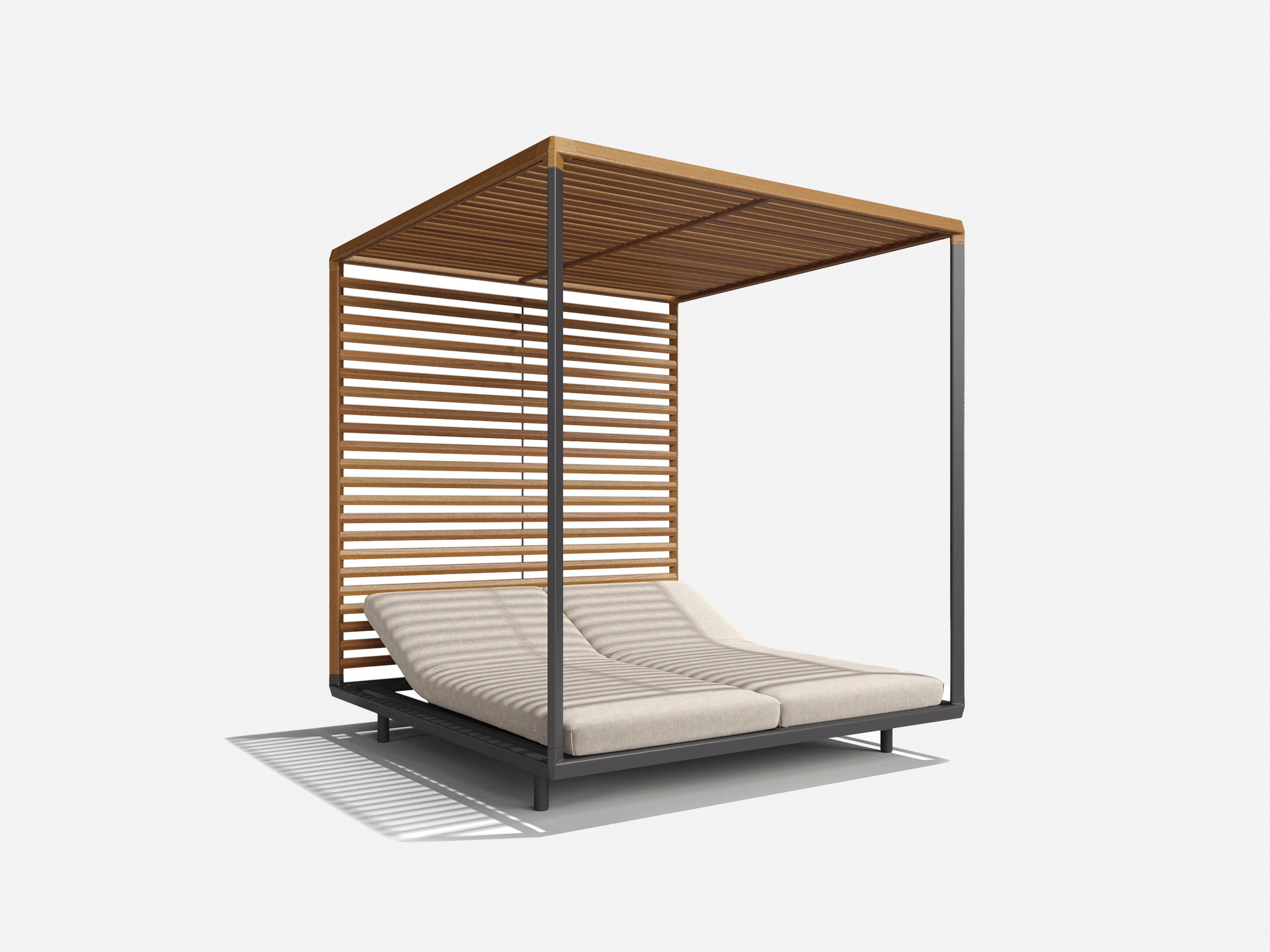 Outdoor daybed deals with roof