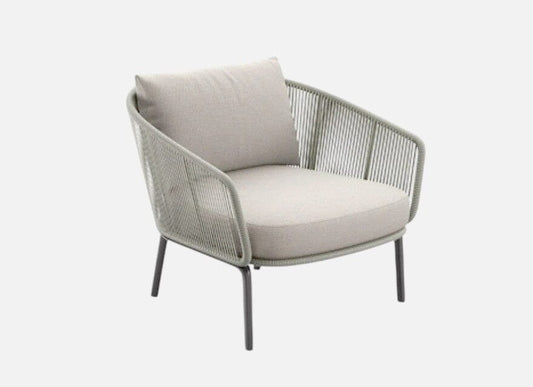 RILLY Lounge Chair in Taupe Touch (2) Outdoor Furniture DEDON 