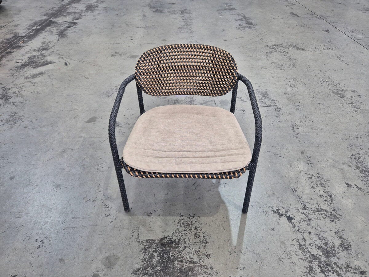 ROII Lounge Chair in Tobacco Outdoor Furniture DEDON 