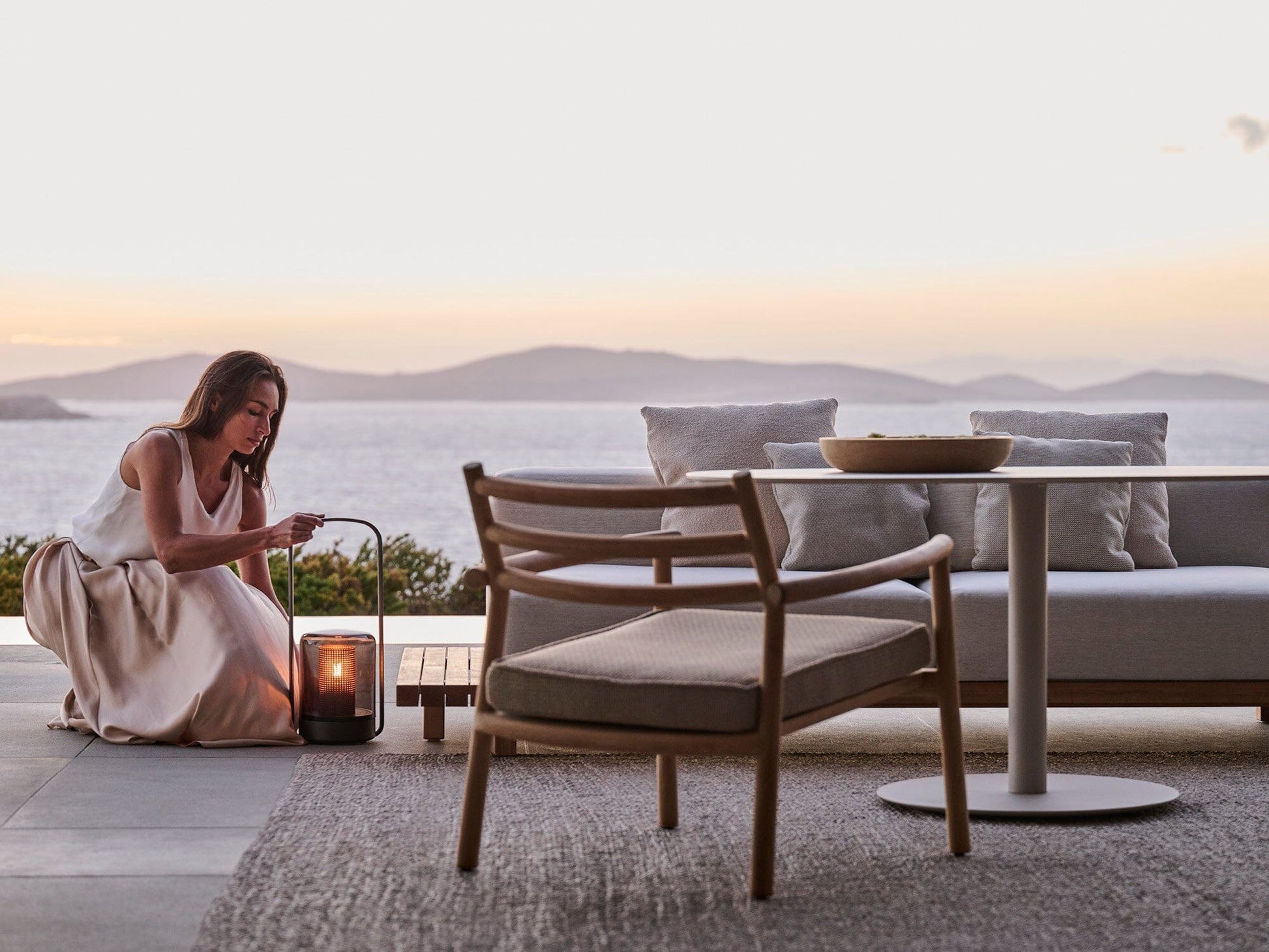 T-Table Elipse Dining Table Outdoor Furniture Tribu 