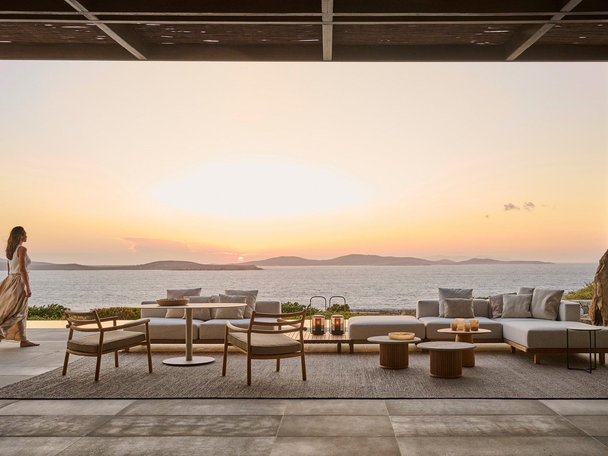 T-Table Elipse Dining Table Outdoor Furniture Tribu 