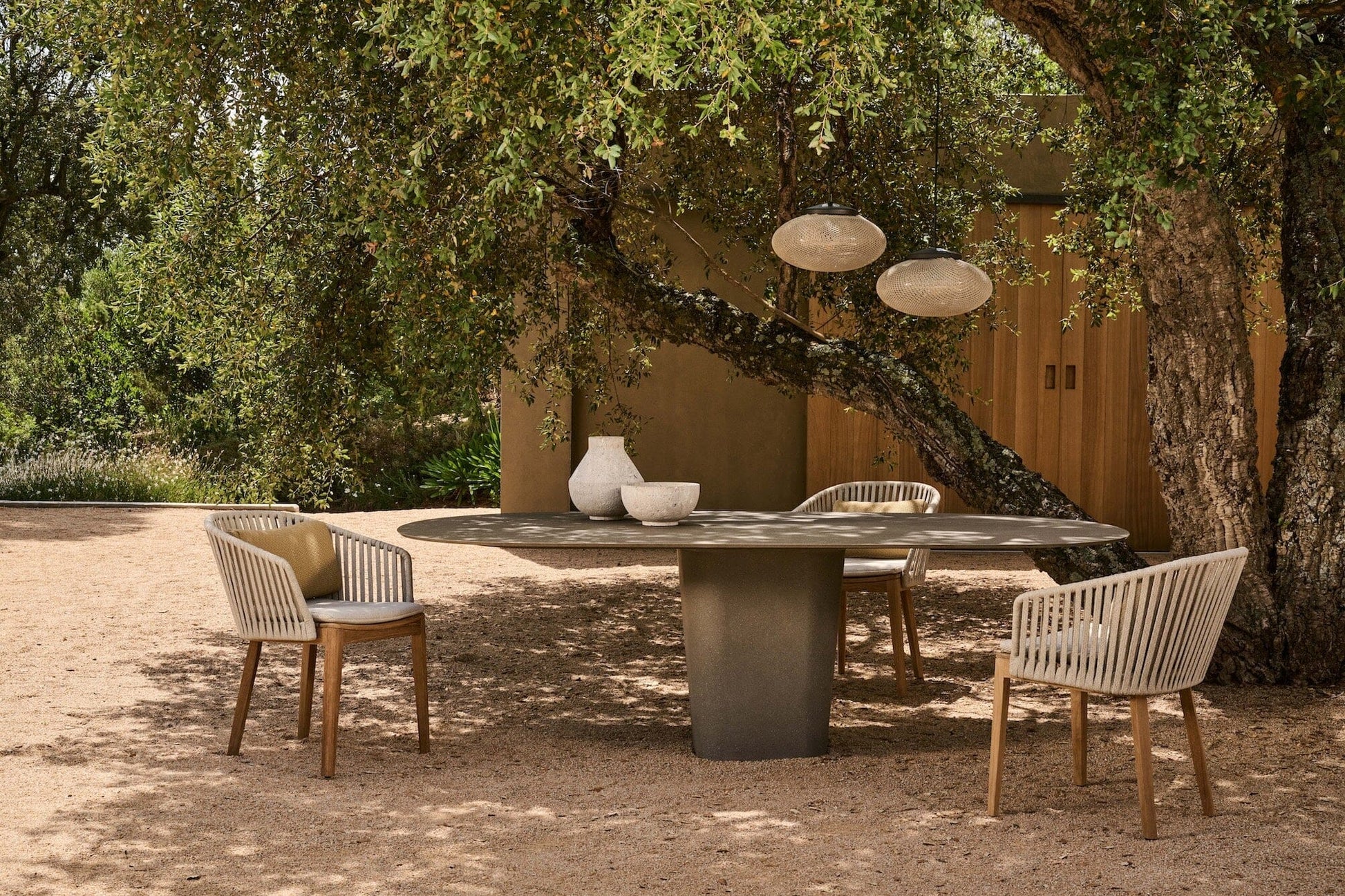 Tao Tables Oval Outdoor Furniture Tribu 