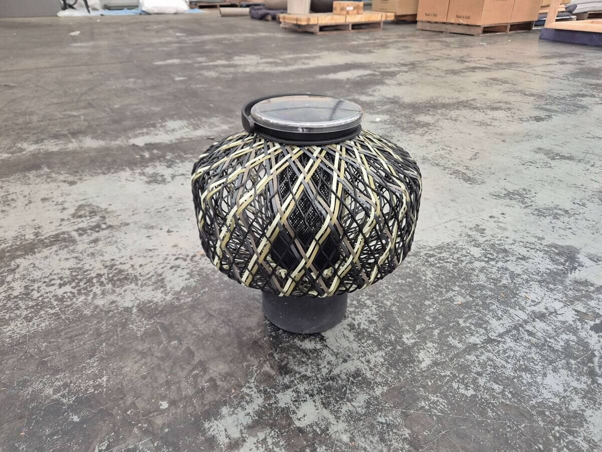 THE OTHERS Standing Lantern Small in Forest Outdoor Furniture DEDON 