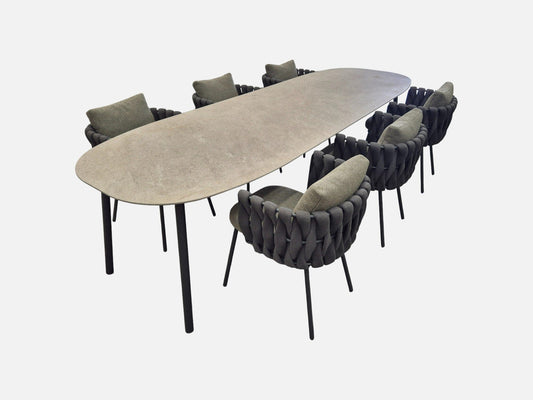 Tosca Dining Setting Outdoor Furniture Tribu 